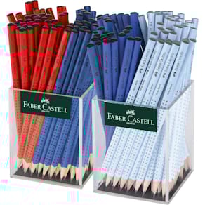 Bleistift Faber-Castell Grip 2001, B, sortiert