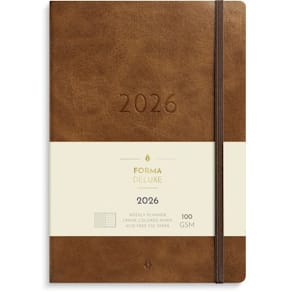 Stor Veckokal. Forma Deluxe 2026 brun