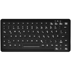 ACTIVE KEY Hygiene Backlit Mini Notebook Keyboard USB Black