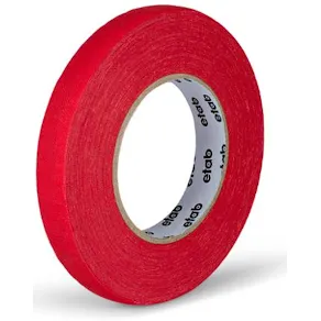 Tejp Textil Matt Röd, 19mm x 50m