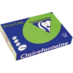 Gekleurd papier Clairefontaine Trophée Intens, A4, 160 g, 250 vel