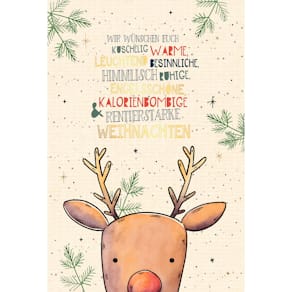 Weihnachtskarte SKORPION, unverpackt