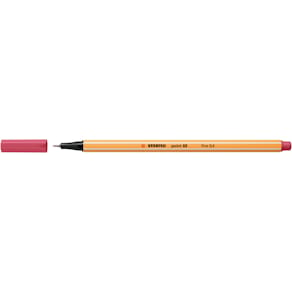 Fineliner STABILO point 88 EF, 0,4 mm, erdbeerrot