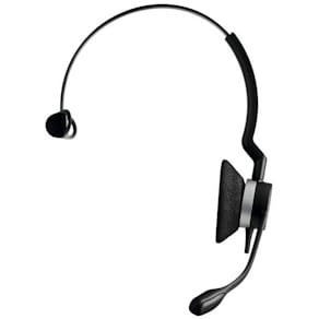 Headset Jabra BIZ 2300 Mono, schwarz, On-Ear, Kopfbügel, QD-Ansch