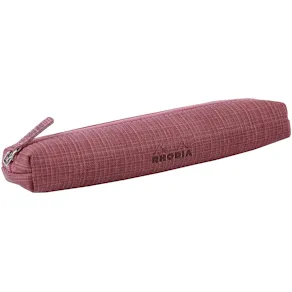 Rhodiarama round pencil case Amarante