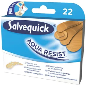Plåster SALVEQUICK Aqua resist mix 22/fp
