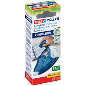 Korrekturroller tesa ecoLogo Nachfüllroller, 14 m x 8,4 mm, blau