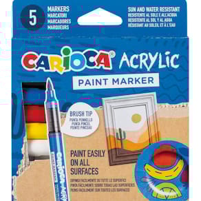 Acrylmarker Carioca, mit Pinselspitze