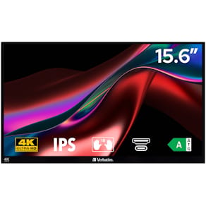 15.6'' Portable Touchscreen Monitor 4K Ultra HD Metal Housin