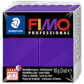 Modelleringslera Fimo prof 85g lila