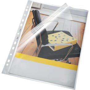 Prospekthülle BENE PP, 50 Stück, A4, 2x offen, transparent