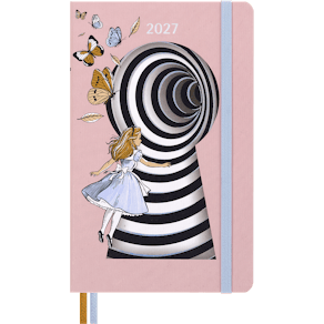 Classic Hard 12M Week Note Large Alice in Wonderland 2027