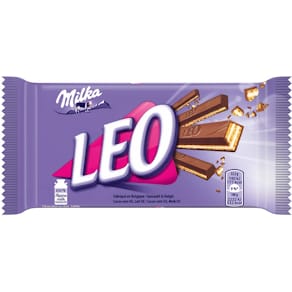 Chocoladereep Milka Leo, melkchocolade, 33 g