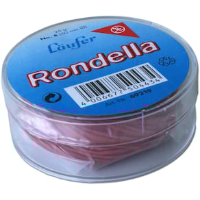 Gummiringe Läufer Rondella, 50 mm, 25 g, rot