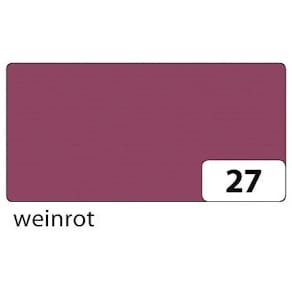 Fotokarton Folia, 50x70 cm, weinrot, 300 g/m², 10 Blatt