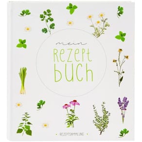 Ordner Goldbuch Wildblumen, für Kochrezepte, bunt, 25 Blatt