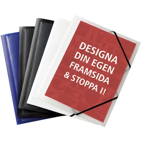 Snoddmapp PP Ficka A4 3-kl tra