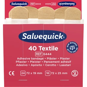 Plåster SALVEQUICK refill textil 40/fp