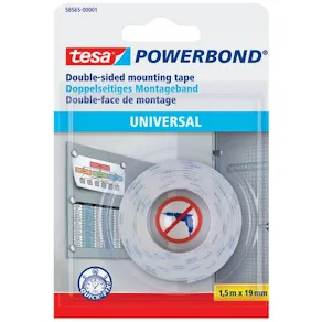 Monteringstejp TESA Powerbond® Universal 1,5m x 19mm
