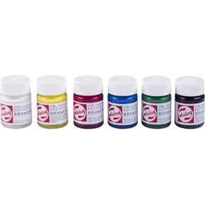 Plakkaatverf Talens Extra Fijn, flacon 16 ml, set van 6