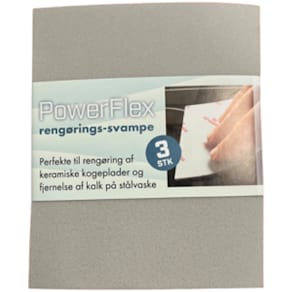 Skuresvamp til keramiske kogeplader, grå/hvid, 3 stk