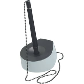 Kugelschreiberständer HAN SALSA, lichtgrau-schwarz