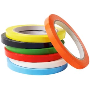 Tejp märk PVC 9mmx66m blå