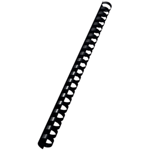 Plastspiral 16 mm svart (100)