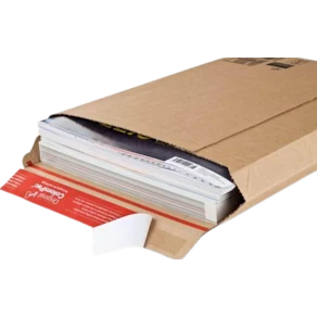 Pappkuvert COLOMPAC A3 340x500x50mm brun