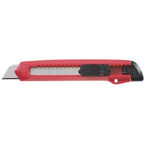 Cuttermesser ECOBRA, 18 mm Klinge, rot