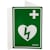 Skylt AED - Hjärtstartare Wall Sign grön
