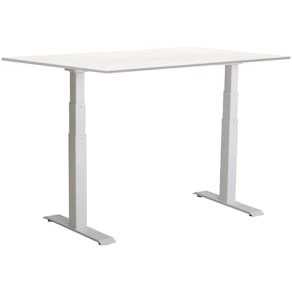 Skrivebord eller Easydesk Adapt VI 120x80 cm hvid