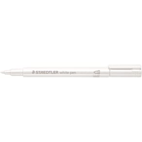 Marker Metallic 1-2mm hvid