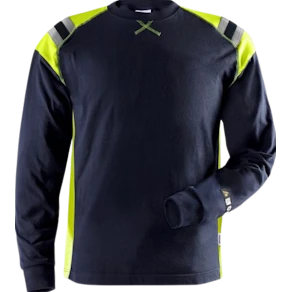 Långärmad T-shirt Flam 7072 Marin XL