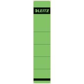 Rückenschild Leitz, kurz, schmal, grün