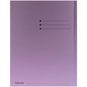 Dossiermap Esselte, lila, pak van 100 stuks