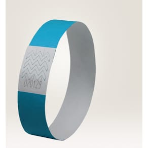 Festivalarmbånd Avery Tyvek blå, fortløbende nr., 500 stk.