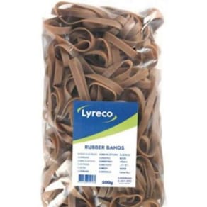 Gummiband LYRECO 125x8mm 500g 200/fp
