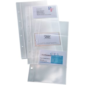 Visitenkarten-Erweiterungshüllen Sigel, 10 Stück