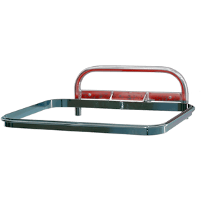Väggställ 125 liter, utan lock, kromad