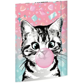 Gummizugmappe RNK Sweet Cat, A3, bunt