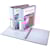 Ringmap Pergamy personaliseerbaar, A4, 2 pochettes, wit