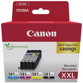 Inktcartridge Canon CLI-581 XXL, 282–858 foto's, OEM 1998C007