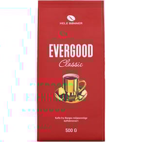 Kaffe EVERGOOD classic hele bønner 500g