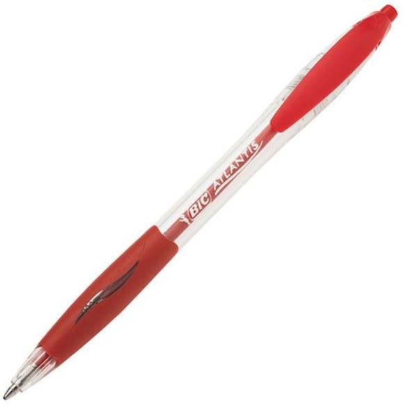Kulepenn BIC Atlantis Classic M rød 12st