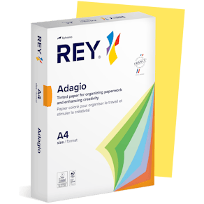 Färgat kopieringspapper Rey Adagio A4 80g 500/fp Citrus