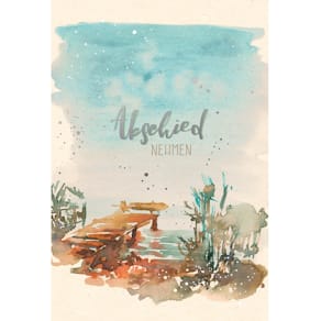 Trauerkarte Skorpion Green Line, geprägt