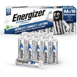 Batterijen Energizer Ultimate Lithium AA/L91, pak van 10 stuks