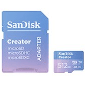 SanDisk Creator - Flash-minneskort (microSDXC till SD-adapter