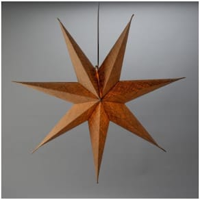 Pappersstjärna 78 cm natur